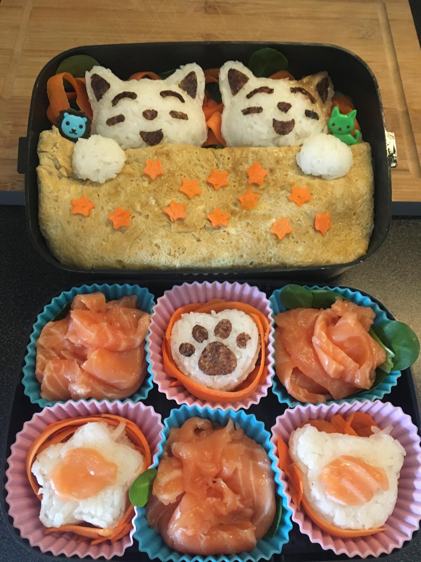 bento chatmoureux kawaï
